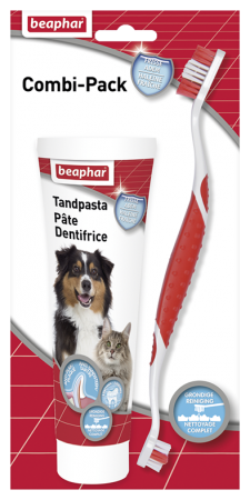 Beaphar Toothbrush And Toothpaste Pack