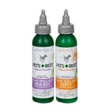 Vets Best Ear Elief Wash+Dry 2 Pack