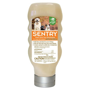 Sentry Flea & Tick Shampoo With Oatmeal For Dogs And Puppies