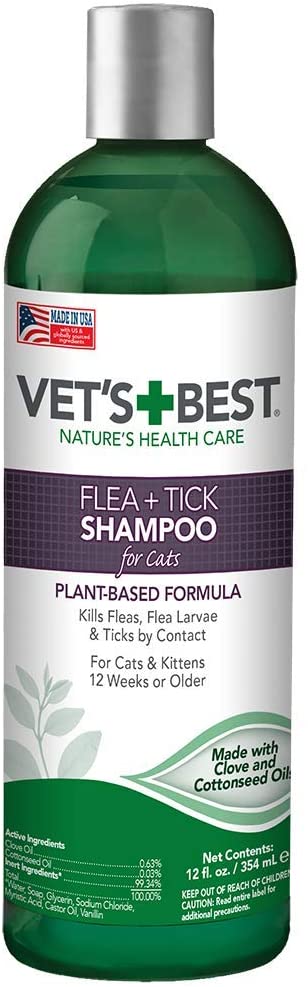 Vets Best Flea And Tick Shampoo For Cats