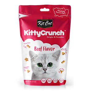 Kit Cat Kitty Crunch Solid Cat Treats Beef Flavor