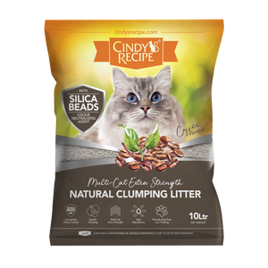 Cindy`s Recipe  Natural Clumping Bentonite Mocha Scented Cat Litter