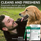 Vets Best Dental Care Kit(Toothbrush & Dental Gel Toothpaste)