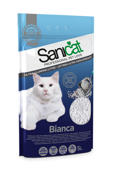 Sani Cat Clumping White Bentonite Cat Litter
