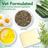 Vets Best Ear Elief Wash+Dry 2 Pack