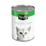 Kit Cat Premium Grain Free Canned Wet Food Wild Caught Double Fish and Shrimp