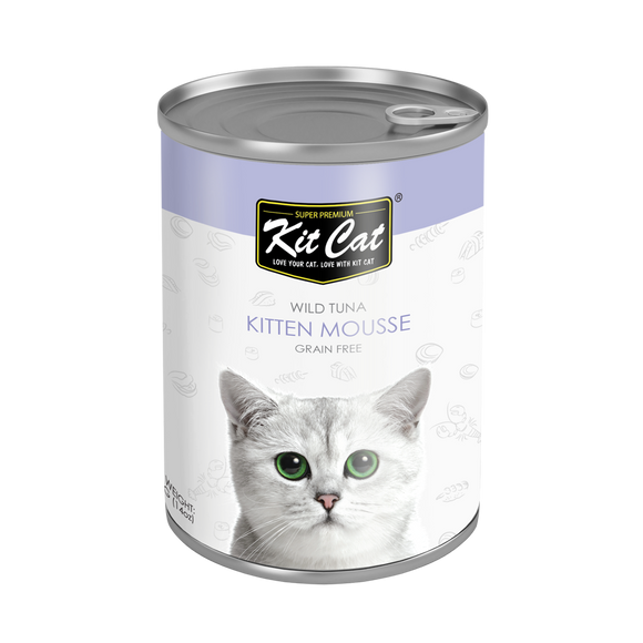 Kit Cat Premium Grain Free Canned Wet Food Kitten Mousse