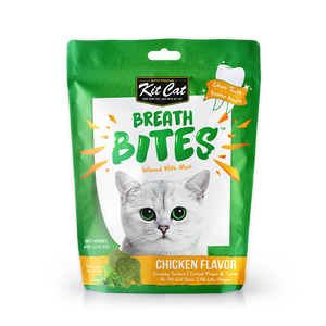 Kit Cat Breath Bites Dental Care Cat Treats Chicken