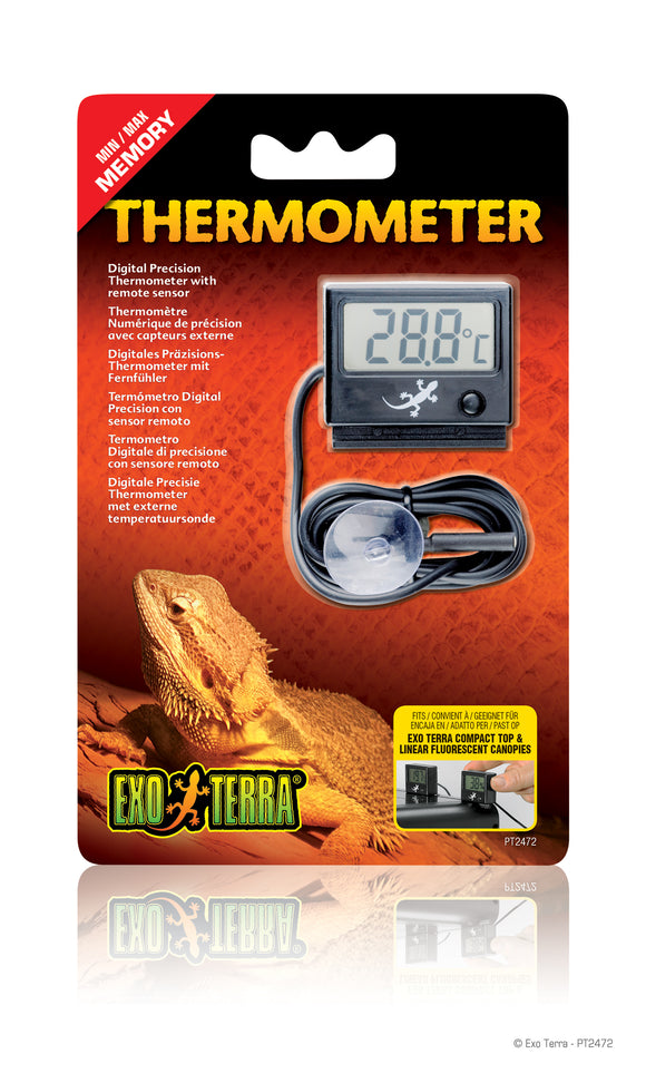 Exo Terra LED Digital Thermometer with Probe