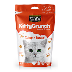 Kit Cat Kitty Crunch Solid Cat Treats Salmon Flavor