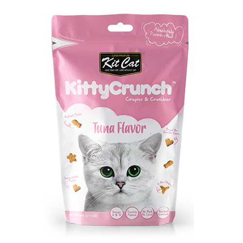 Kit Cat Kitty Crunch Solid Cat Treats Tuna Flavor