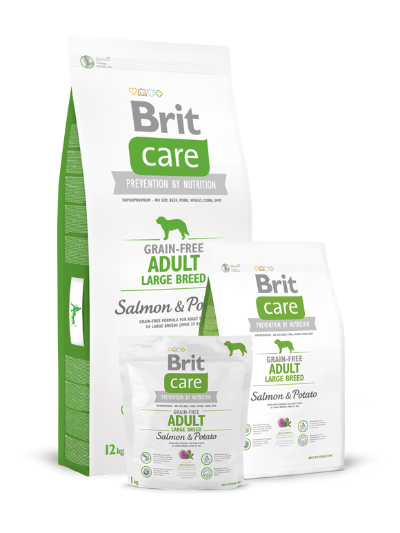 Brit Care Grain Free Adult Large Breed Salmon and Potato