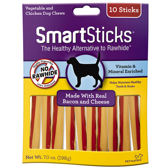 SmartBones Bacon and Cheese Smartsticks