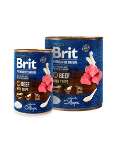Brit Premium by Nature for Dogs Canned Wet Food Beef with Tripe