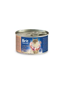 Brit Premium by Nature for Cats Canned Wet Food Chicken with Rice