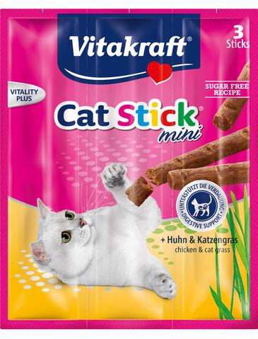 Vitakraft Cat Sticks Mini Chicken and Cat Grass