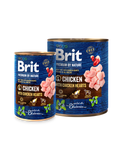 Brit Premium by Nature for Dogs Canned Wet Food Chicken with Hearts
