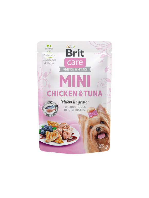 Brit Care Mini Chicken and Tuna Fillets in Gravy