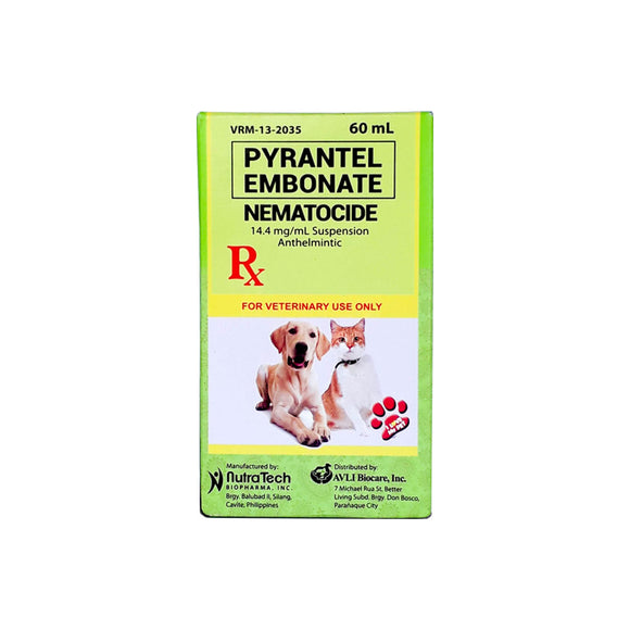 Nutratech Nematocide Dewormer (Pyrantel Embonate)