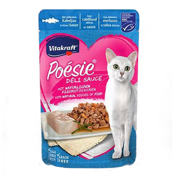 Vitakraft Cat Poesie Deli Sauce Cod