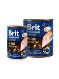 Brit Premium by Nature for Dogs Canned Wet Food Fish with Fish Skin