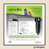 ANDIS Excel 5-Speed+ Professional Pet Hair Clippers (Happy Hour)