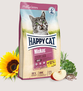 Happy Cats Minkas Sterilised Geflugel (Poultry)