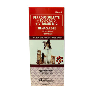 Nutratech Hemacare-FE (Ferrous Sulfate+Folic Acid+Vitamin B12)