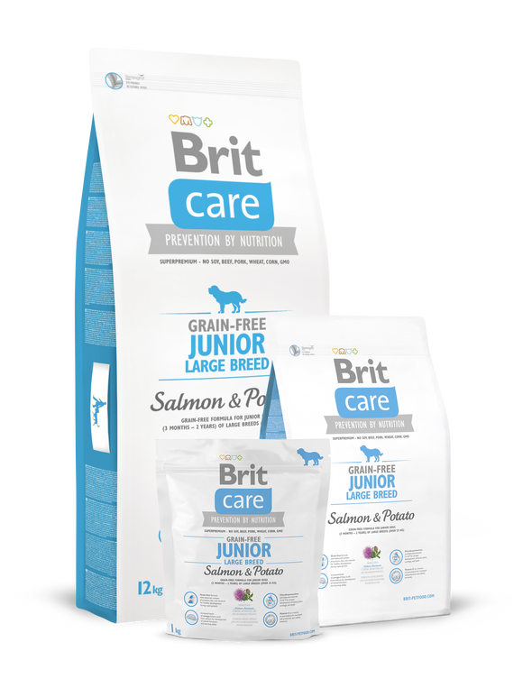 Brit Care Grain Free Junior Large Breed Salmon and Potato