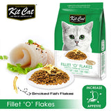 Kit Cat Premium Dry Food for Cats Fillet O` Flakes (Ideal for Picky Eaters)