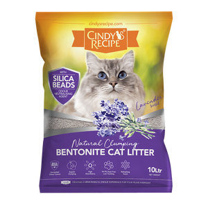 Cindy`s Recipe  Natural Clumping Bentonite Lavender Scented Cat Litter