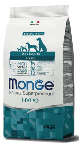 Monge Natural Superpremium All Breeds Adult Hypo with Salmon and Tuna