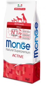 Monge Natural Superpremium All Breeds Adult Active with Chicken