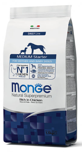 Monge Natural Superpremium Medium Starter Rich in Chicken