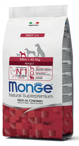 Monge Natural Superpremium Mini Adult Rich in Chicken