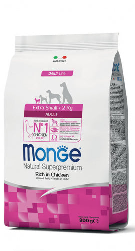 Monge Natural Superpremium Extra Small Adult Rich in Chicken