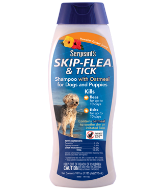 Sergeants Skip Flea And Tick Oatmeal Hawaiian Ginger Dog Shampoo