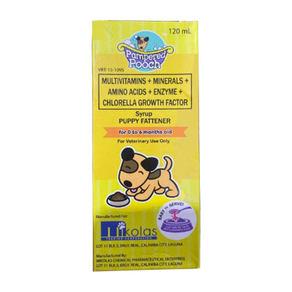 Pampered Pooch Puppy Fattener for Dogs (Multivitamins+Minerals+Amino Acids+Enzymes+Chlorella Growth Factor)