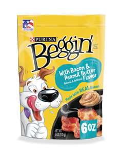 Purina Beggin Strips Bacon with Peanut Butter