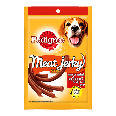 Pedigree Meat Jerky Dog Treats Stix Smoky Beef