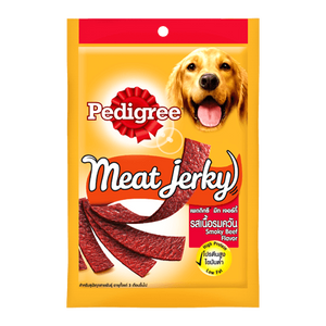 Pedigree Meat Jerky Dog Treats Strap Smoky Beef