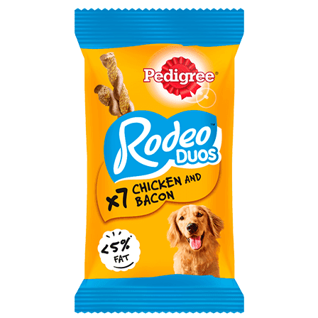 Pedigree Rodeo Duos Dog Treat Chicken and Bacon