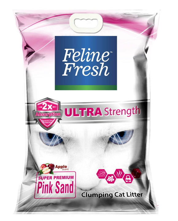 Feline Fresh Ultra Strength Pink Sand  Cat Litter
