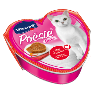 Vitakraft Cat Poesie Hearts Chicken, Carrot and Apple