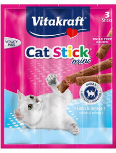 Vitakraft Cat Sticks Mini Salmon and Omega 3