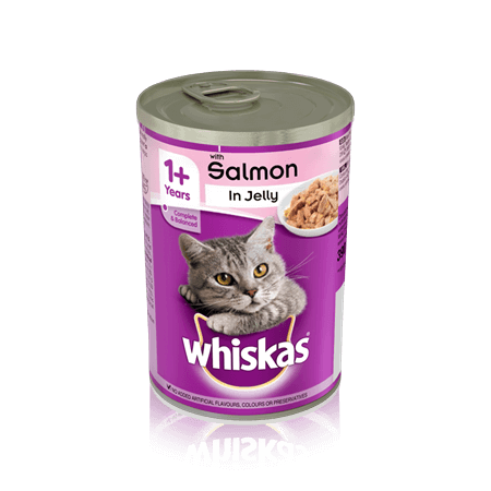 Whiskas Jelly Canned Wet Food Salmon