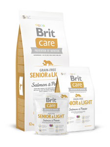 Brit Care Grain Free Senior&Light Salmon and Potato