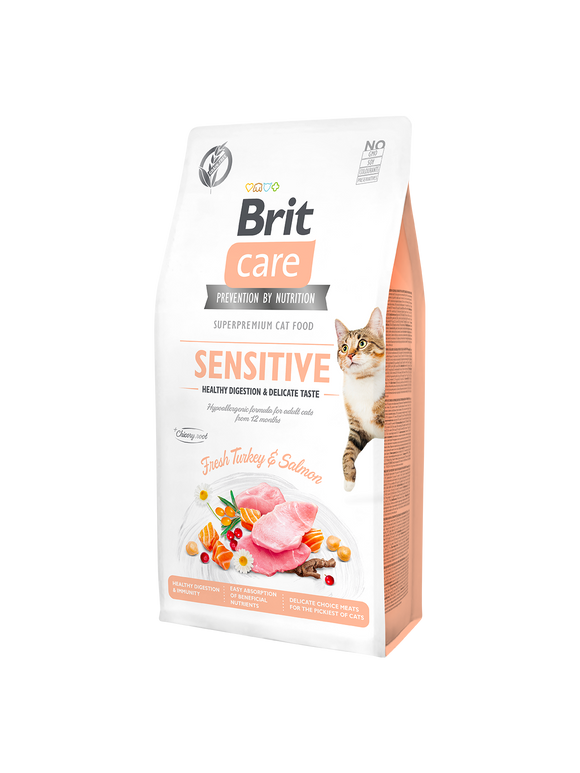 Brit Care Cat Grain Free Sensitive Healthy Digestion and Delicate Taste