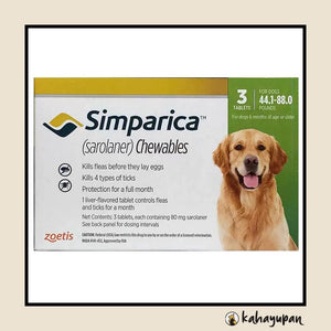 Simparica Anti Tick and Flea Chewable for Dogs