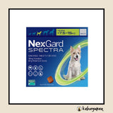 Nexgard Spectra Anti Tick, Flea, Roundworms, Hookworms and Whipworms Chewable for Dogs.